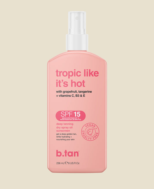 Aceite Bronceador Tropic Like It's Hot SPF 15 - B.TAN