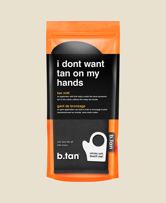 Guante Aplicador de Cuerpo I Don'T Want Tan On My Hands!