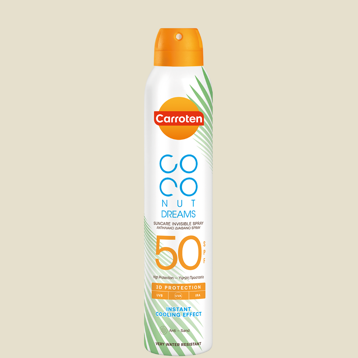 Protector Solar Spray Anti Arena Coco SPF50 200ML - Carroten