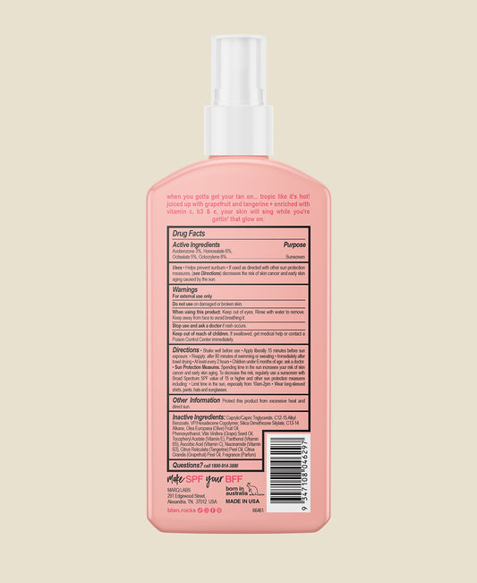 Aceite Bronceador Tropic Like It's Hot SPF 15 - B.TAN