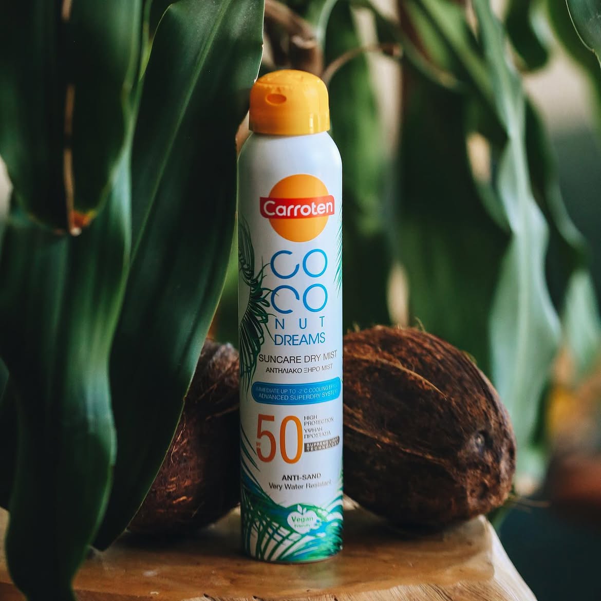 Protector Solar Spray Anti Arena Coco SPF50 200ML - Carroten