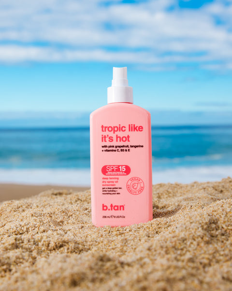 Aceite Bronceador Tropic Like It's Hot SPF 15 - 236 ML B.TAN