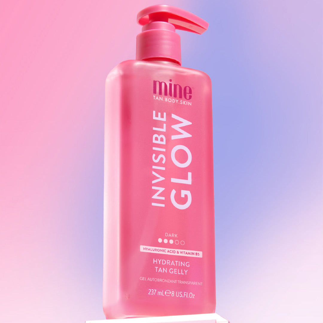 Invisible Glow Dark - Gel Autobronceante Medio 237 ML MineTan