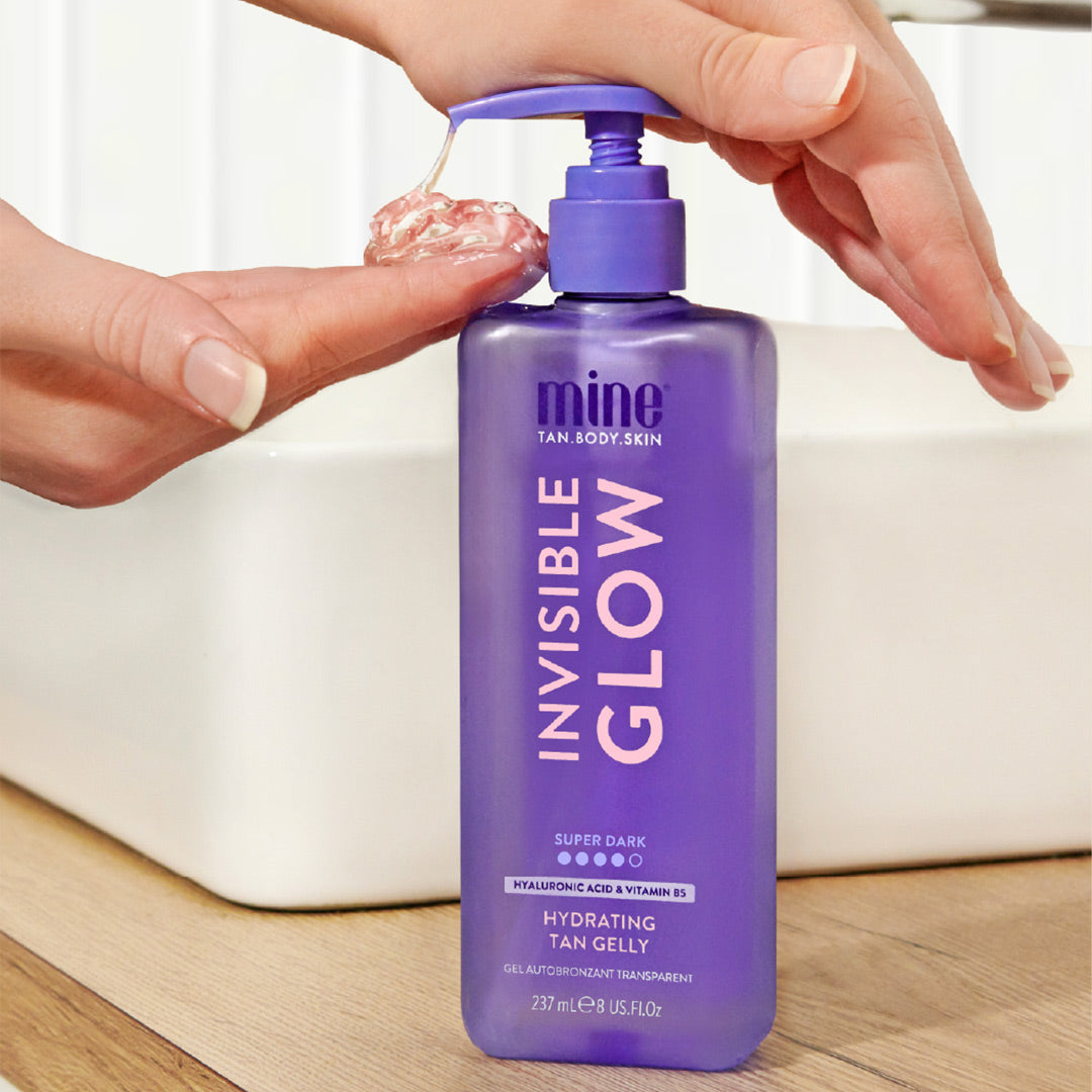 Invisible Glow Super Dark - Gel Autobronceante Oscuro 237 ML MineTan