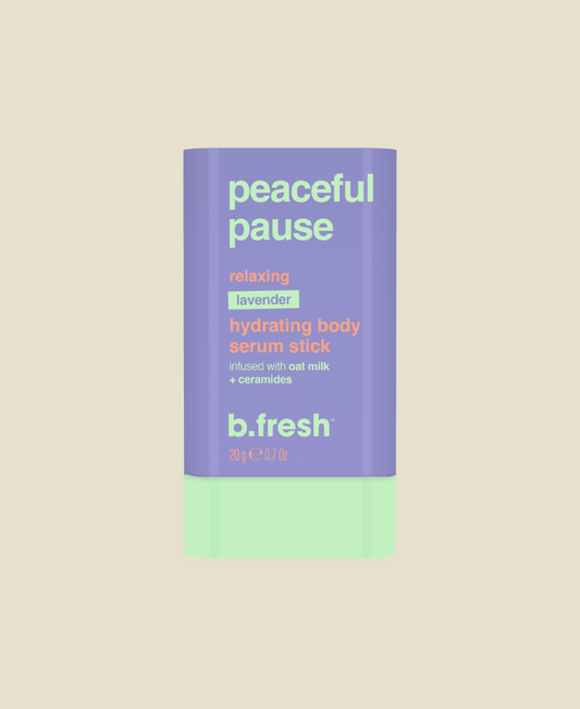 Peaceful Pause - Sérum Corporal Hidratante en Barra (Lavanda + Leche de avena) 20 gr - B.FRESH