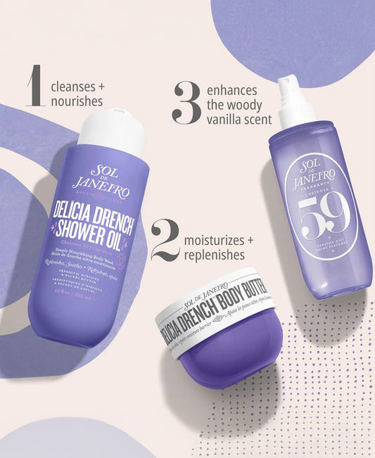 Set Delícia Drench™ Jet Set - Sol De Janeiro
