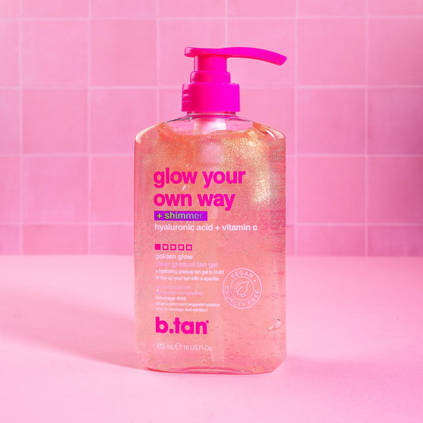 Gel Autobronceante Glow Your Own Way Shimmer 473 ml - B.TAN