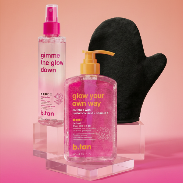 Set Glow Completo: Gel, Mist y Guante B.TAN